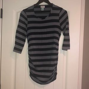 Motherhood Maternity Striped Tunic Size Small